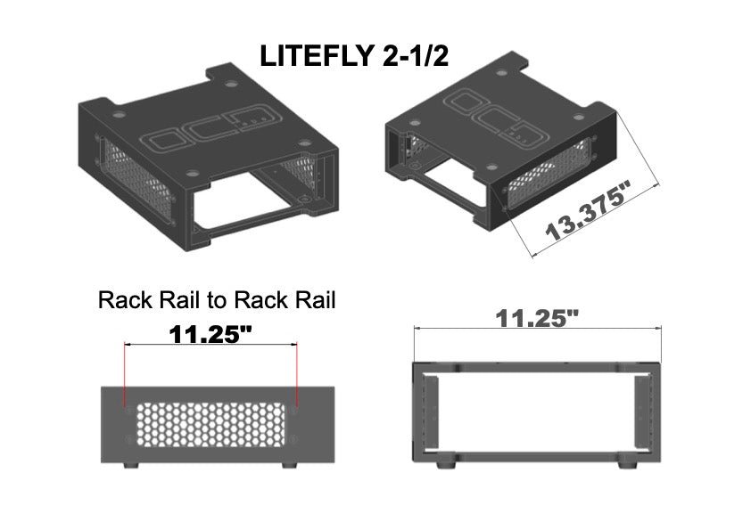LITEFLY® 1/2 Rack