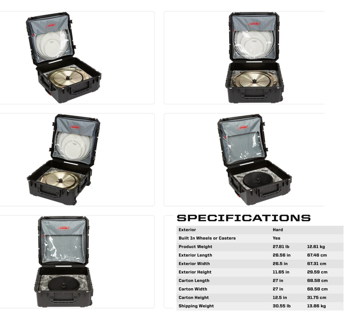 SKB Drum Percussion Cases